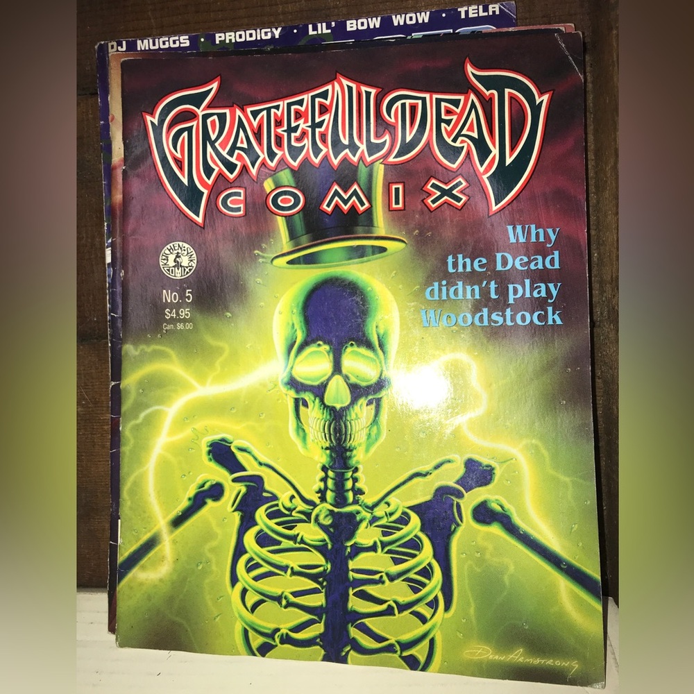 GRATEFUL DEAD Comix No. 5 Comic Book Jerry Garcia Armstrong 1992 Vintage